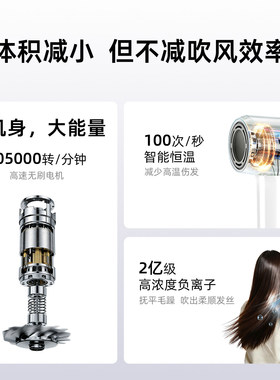 COTELL肯特高速吹风机mini迷你便携家用负离子护发电吹风筒 606H