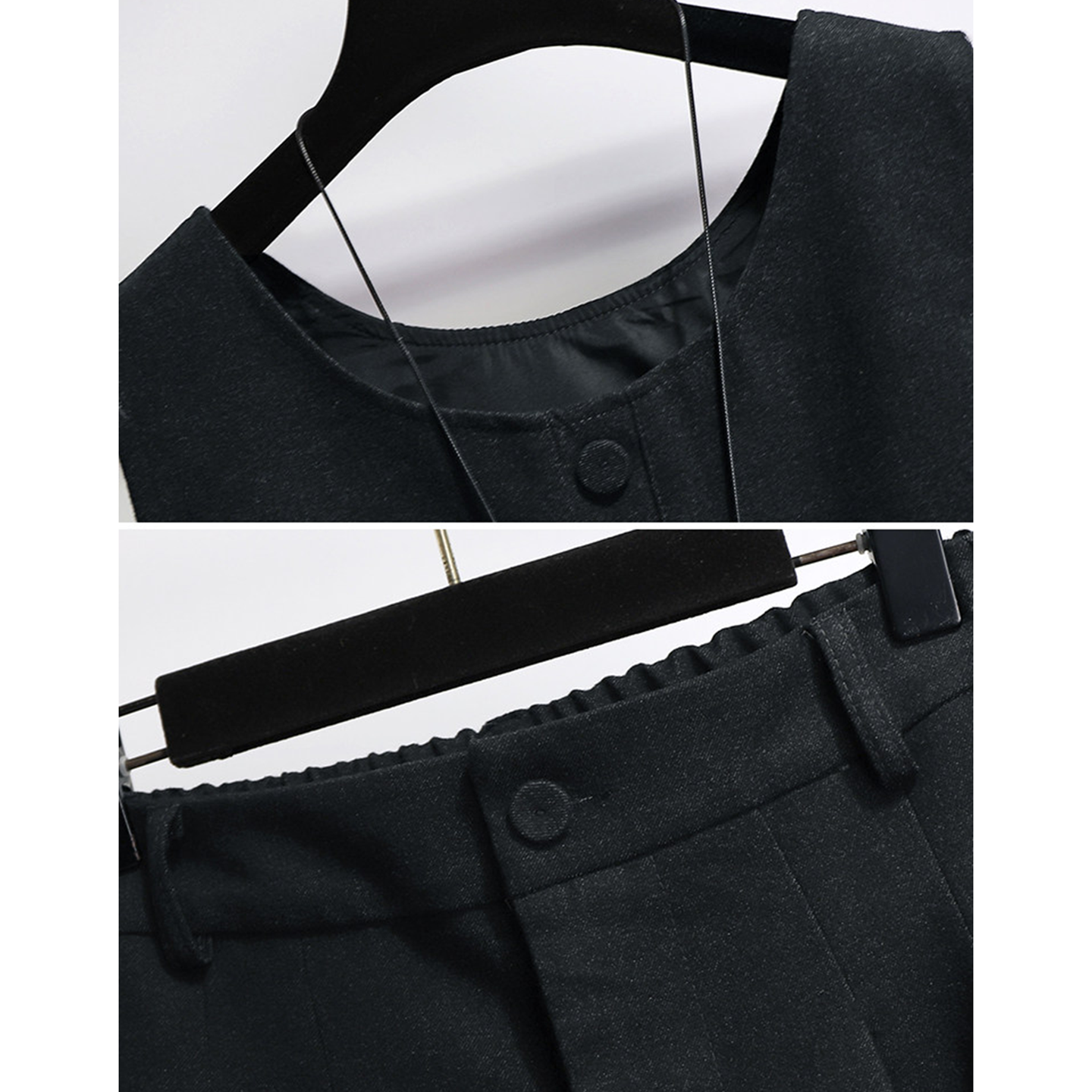 2026超火冬装三件套一整套高级感穿搭女装小个子毛呢马甲职业套装,淘宝优惠券,粉丝福利购,淘宝优惠卷