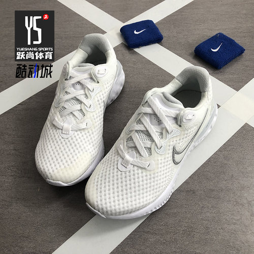 Nike/耐克正品新款RENEW RUN 2女鞋减震跑步鞋 CU3505-100 - 图0