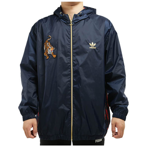 Adidas/阿迪达斯正品 男子HOODED JACKET运动茄克外套 GC8690 - 图3
