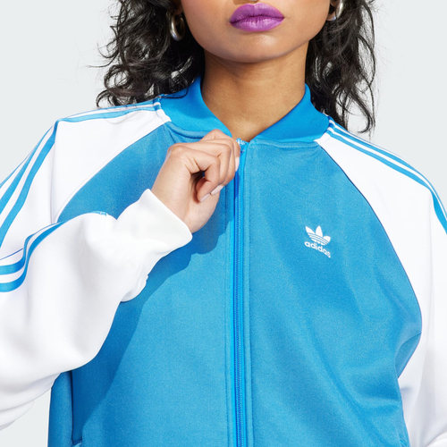 Adidas/阿迪达斯正品三叶草女子宽松舒适运动夹克外套II0718 - 图2