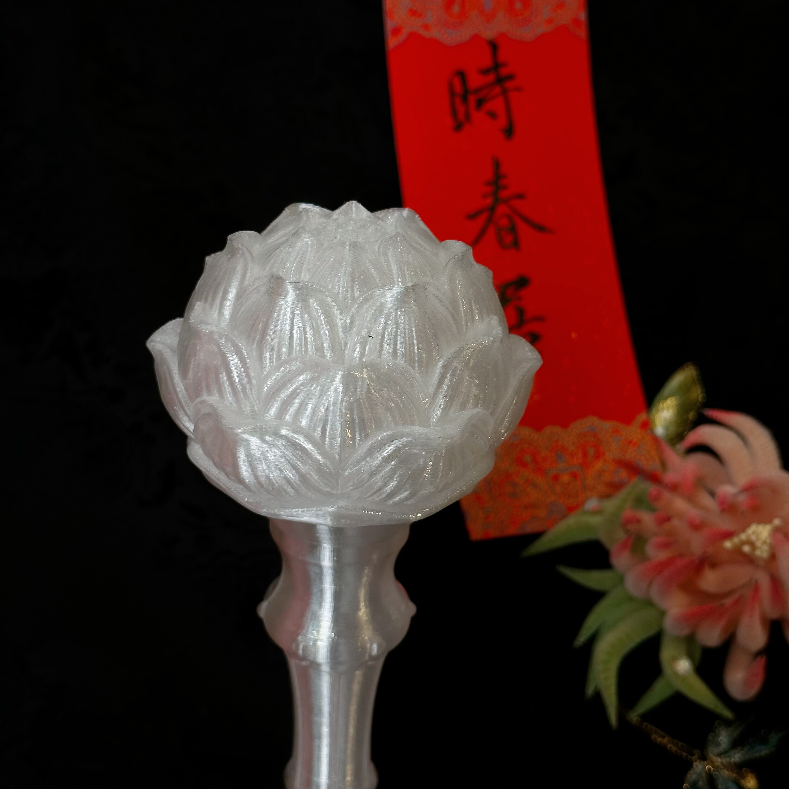 时春居汉服手持拍摄古风道具led观音荷花《宝莲灯》,淘宝优惠券,粉丝福利购,淘宝优惠卷