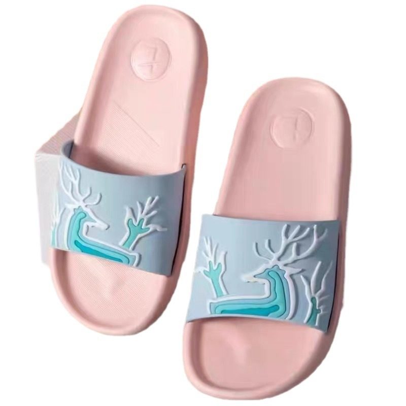 凉拖新款一鹿星河男女拖厚底外穿时尚可爱浴室EVA加厚底网红,淘宝优惠券,粉丝福利购,淘宝优惠卷