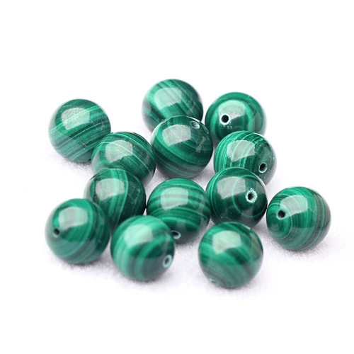 Натуральные бусины малахит, браслет из бисера ручной работы, аксессуары, 7A