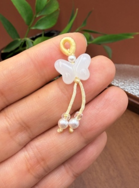 碧玉琉璃平安扣手串配件