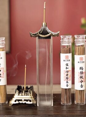 复古合金倒流香炉家用创意摆件