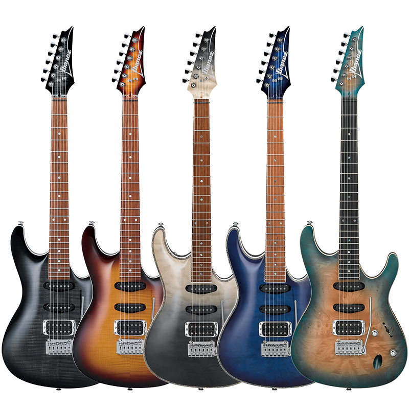 正品ibanez依班娜小双摇套装电吉他 ibanez红旗吉他-电吉他