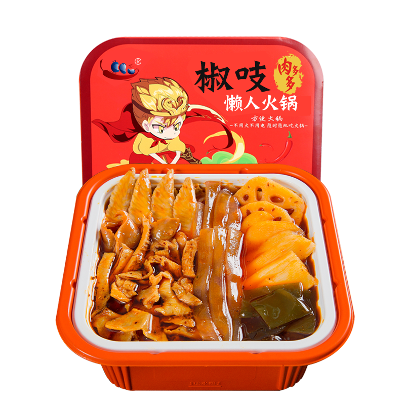 椒吱肉多多自热小火锅方便速食火锅 川蜀老味道食品即食火锅