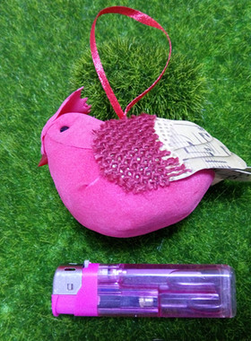 悬挂式装饰品摆件汽车仿真鸟