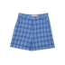 Damostudio Amoi Retro Loose High Eo Kẻ sọc Quần thẳng Hot Quần kẻ sọc - Quần short thời trang công sở nữ cao cấp Quần short
