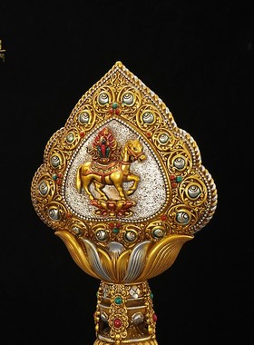 七政宝摆件树脂七珍宝藏传供奉