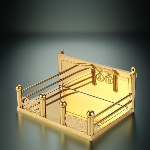 家用不锈钢佛龛香炉架挂壁式财神爷柜神台神龛挂墙神位牌店铺开业 - 图3