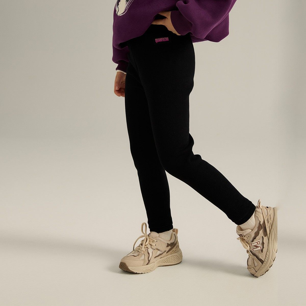 沫沫童装冬装女童休闲2026秋冬季新款儿童洋气加绒加厚宝宝打底裤,淘宝优惠券,粉丝福利购,淘宝优惠卷