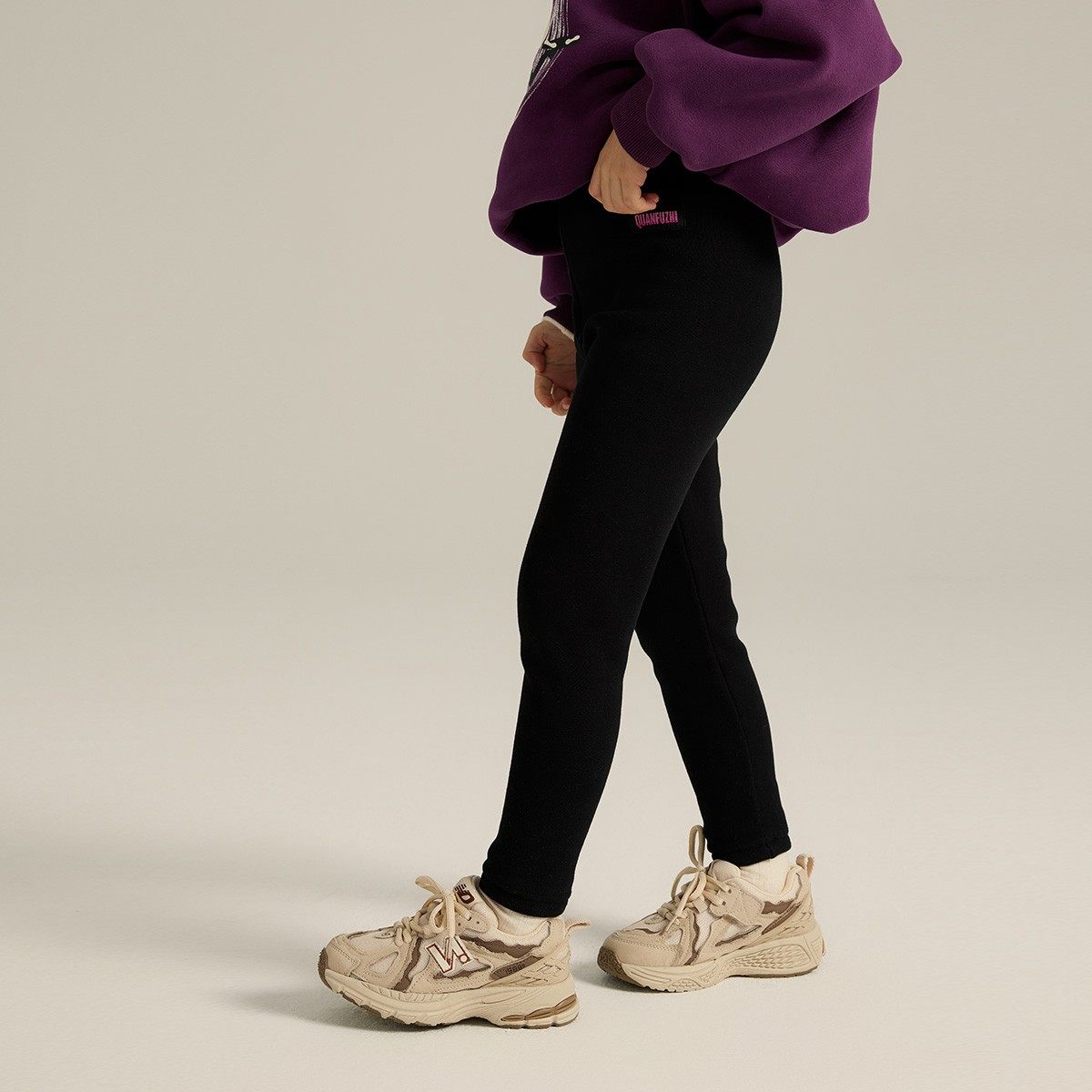 沫沫童装冬装女童休闲2026秋冬季新款儿童洋气加绒加厚宝宝打底裤,淘宝优惠券,粉丝福利购,淘宝优惠卷