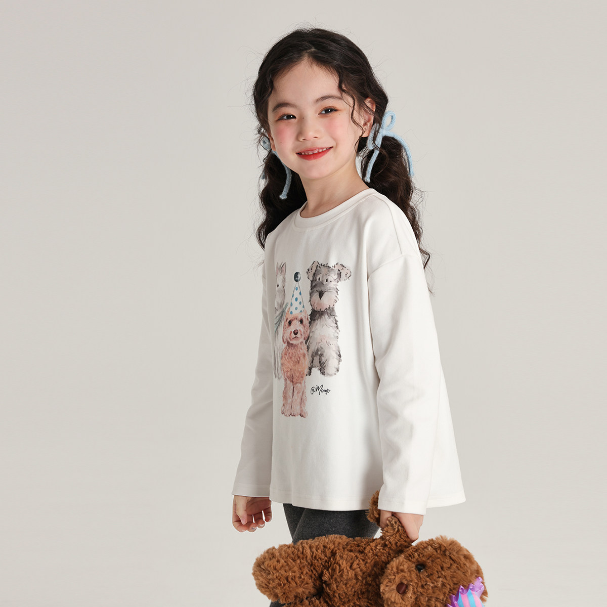 布丁哈鲁童装秋装女童秋季打底衫2026新款儿童休闲百搭长袖T恤,淘宝优惠券,粉丝福利购,淘宝优惠卷