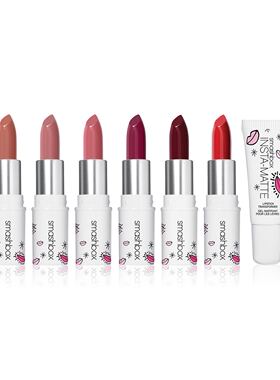 美国smashbox7件套礼盒 限量版6只实用颜色口红+1只打底润唇霜