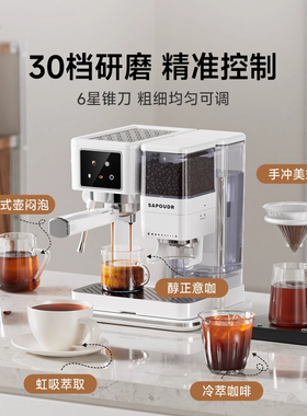 咖啡机家用小型研磨一体冷萃