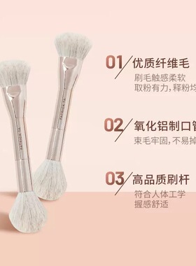 原装原盒Patrick Ta sculpting双头化妆刷粉底修容刷高光刷鼻影刷