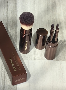 hourglass腮红刷眼影刷眼线刷唇刷晕染刷隐藏式便携伸缩化妆刷