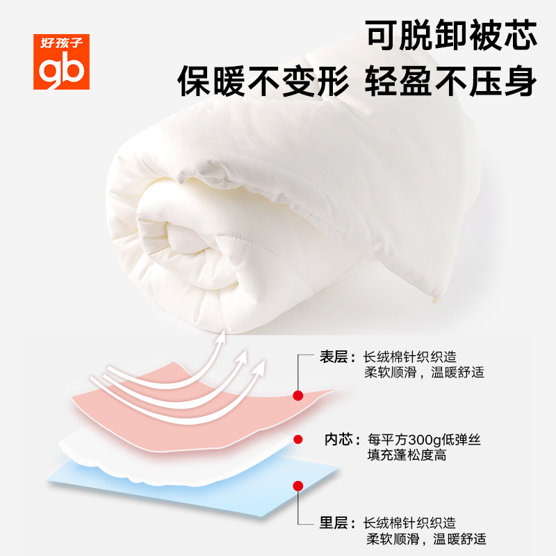 好孩子官方旗舰店gb好孩子婴儿睡袋宝宝防踢被儿童睡袋小鳄鱼被式睡袋婴儿秋冬2