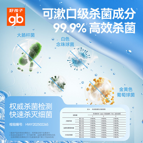 gb好孩子纯水卫生湿巾婴幼儿专用无酒精杀菌湿纸巾温和0系列80抽 - 图1