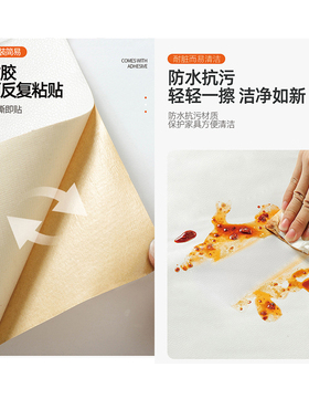 美式复古贴纸旧柜子家具装饰柜门贴移门改造贴画自粘墙纸可定制