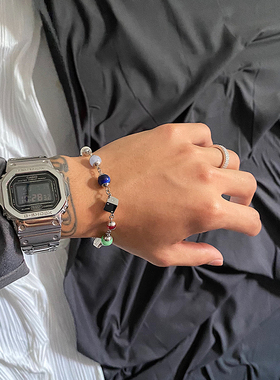 小众原创拼接骰子嘻哈风配饰手链