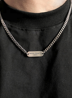 韩版东大门极简风格方牌ins项链