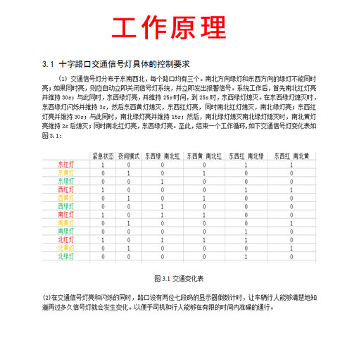 基于51单片机十字路口交通灯设计proteus仿真简易交通灯pcb原理图 - 图0