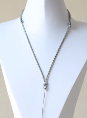 觅纯手工编织实用简约项链绳吊坠可调节项绳颈绳红绳基础款素绳新