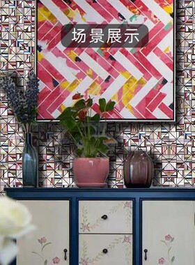 马赛克3d自粘防潮防水浴室金属背景墙贴客厅墙纸橱柜鞋柜装饰贴纸
