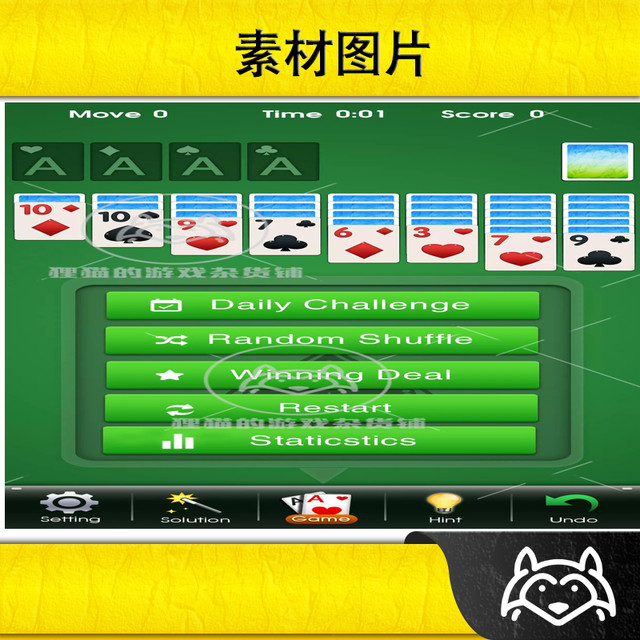 Unity Klondike Solitaire Solitaire Game 2.0 update package Solitaire source code