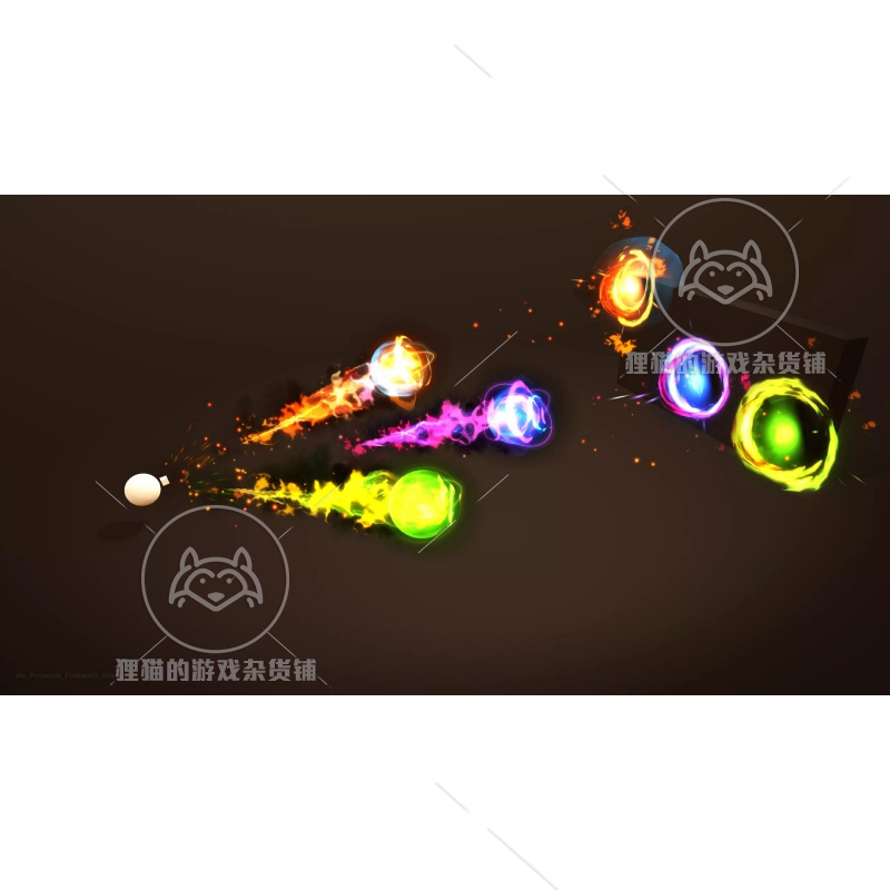 Unity Unique Projectiles Vol. 2特殊射击效果 1.3-图0