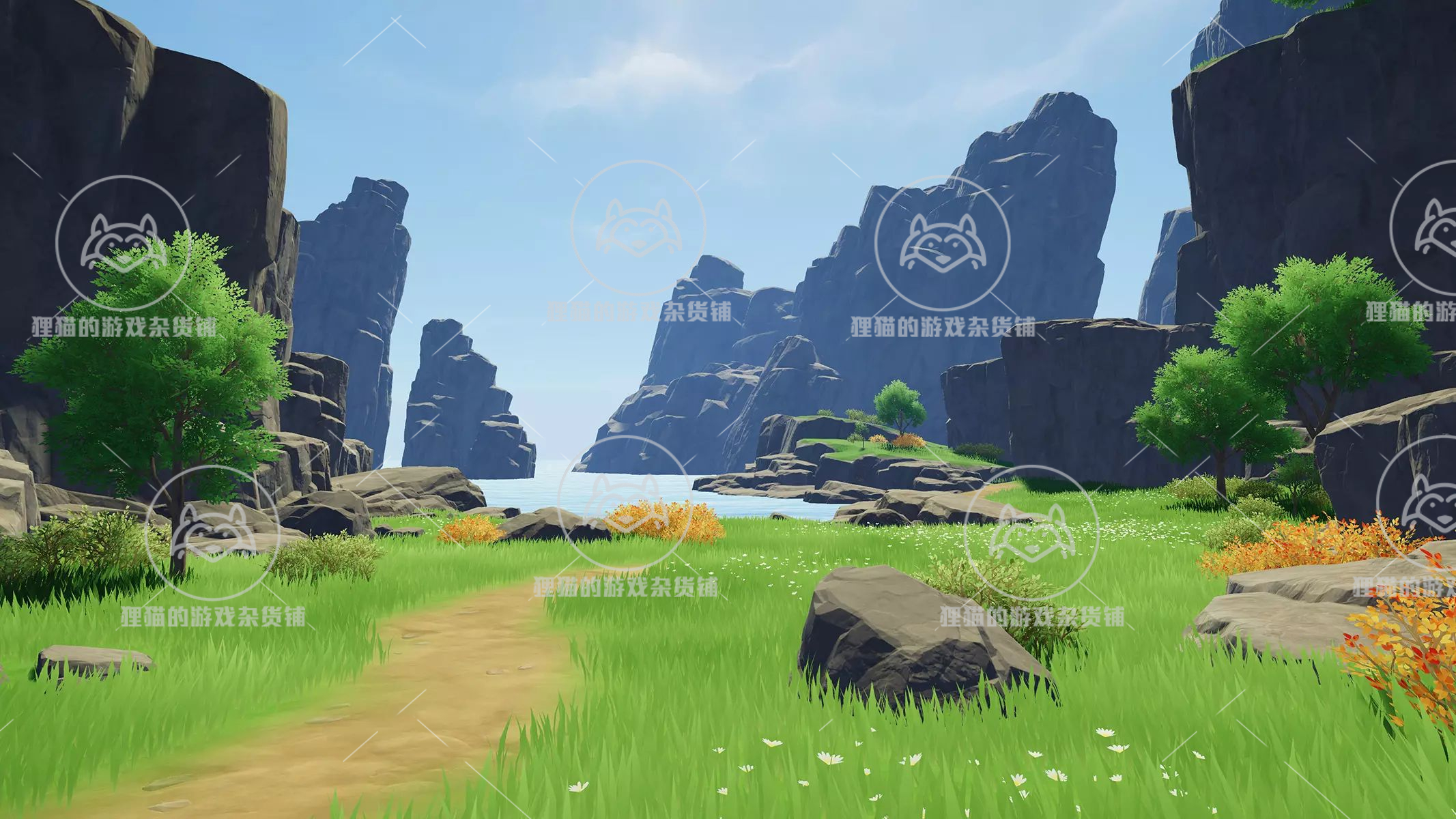 Unity Village and Nature Blazing Highlands 2.0.1 幻想场景 - 图3