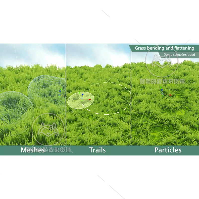 Unity Stylized Grass Shader 1.4.3塞尔达风格草地渲染器URP-图3