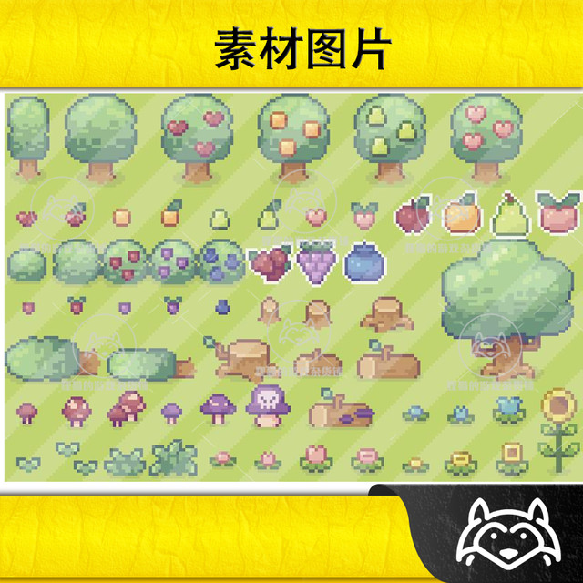 Itch.io 2D Pixel Sprout Lands Asset Pack 2D Cute Sprout Island Premium Pack