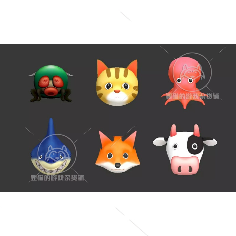 Unity Props - Adorable Animal Set 1.0 卡通3D动物图标包 - 图2