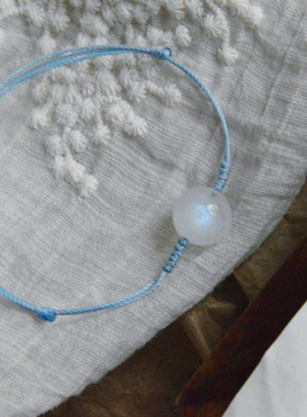 天然蓝月光闺蜜款手绳