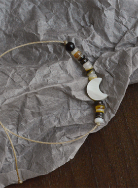 闺蜜款贝壳月亮气质手链