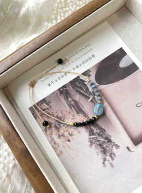 闺蜜款琉璃郁金香可爱手绳