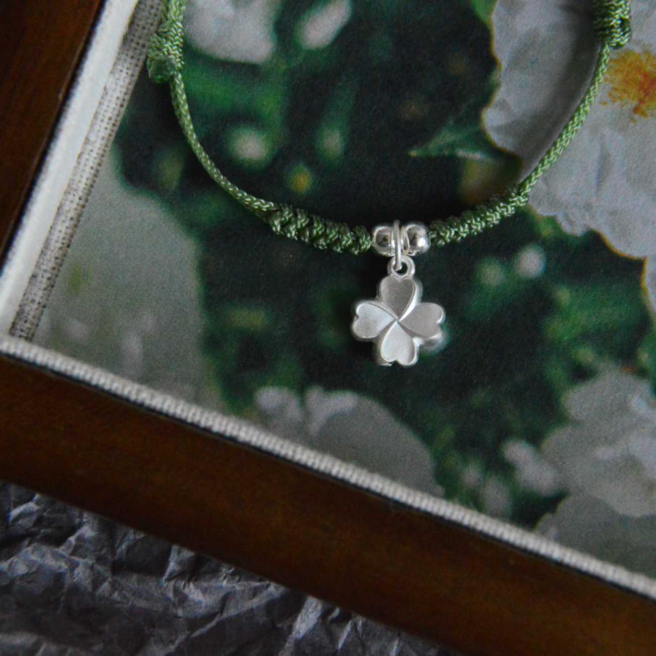 「Lucky四叶草」原创可爱百搭精致纯银925四叶草手绳手链学生闺蜜,淘宝优惠券,粉丝福利购,淘宝优惠卷