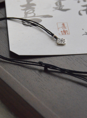 情侣款纯银小太阳百搭项链