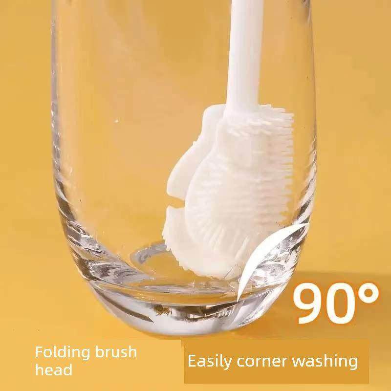 折弯长柄洗杯刷清洁小刷子水杯破壁机清洗刷缝隙刷奶瓶刷子清洁,淘宝优惠券,粉丝福利购,淘宝优惠卷