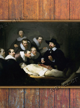 杜尔博士的解剖学课 油画 anatomy lesson of Dr Tulp 伦勃朗绘画