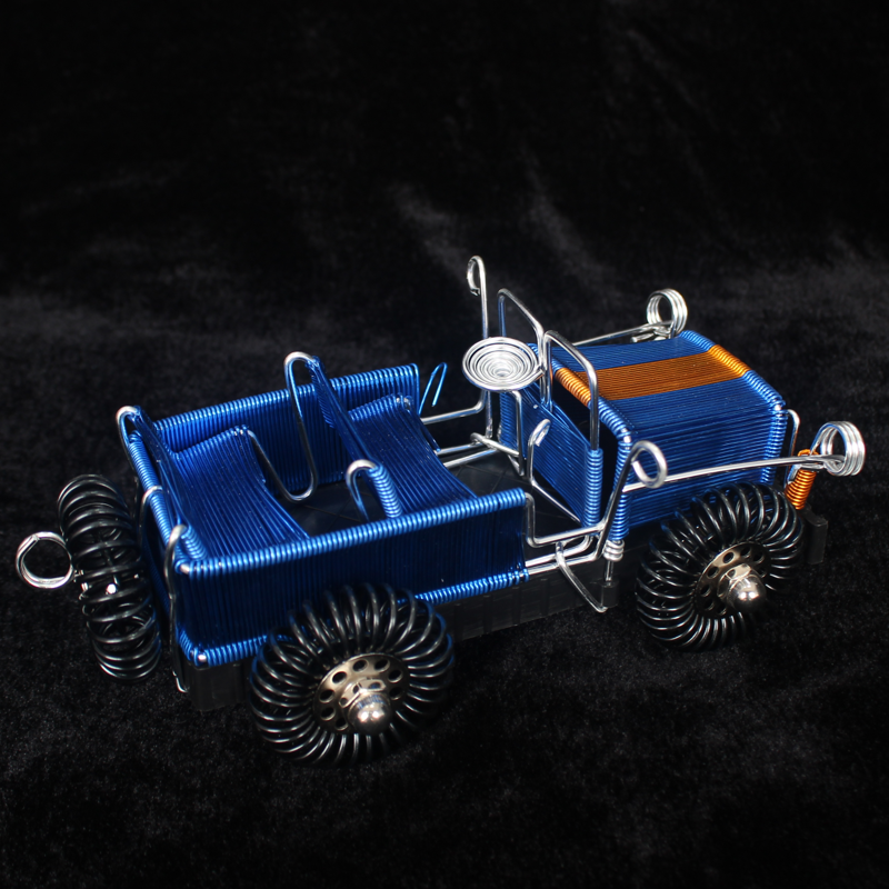 手工艺铝线编织小汽车模型越野吉普儿童玩具礼物金属铁丝DIY制作 - 图2