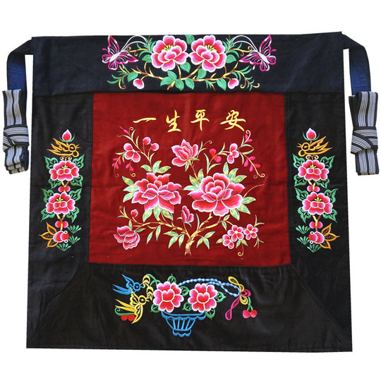 云南传统小孩背带婴儿背巾四川老式背布背娃宝宝背扇多功能裹背布