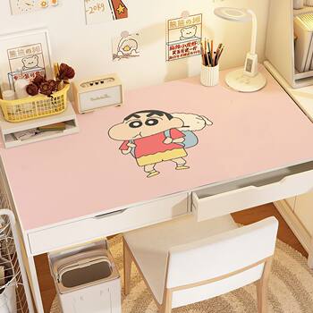 Crayon Shin-chan Cartoon Animation Dormitory Learning Desk Mat Waterproof Oil-proof Coffee Table Desktop Protection Mat