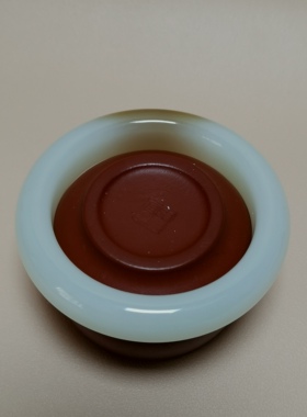 天然和田玉糖羊脂玉58.65mm手镯