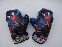 Foreign trade Original single outlet Childrens boxing gloves Toys play Spider-Man Sea Mie Soft Gloves Naked clear warehouse special price