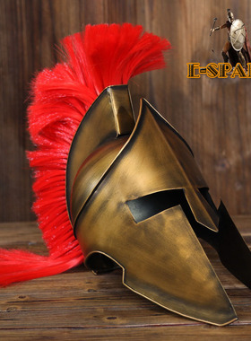 可戴中世纪武士斯巴达300勇士头盔 热销原创怀旧设计酒吧客厅摆设